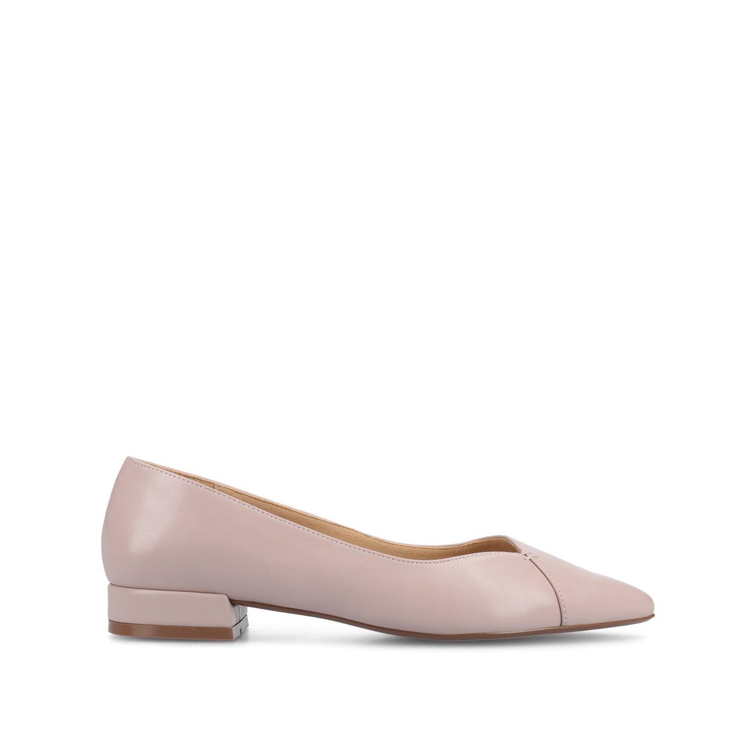 CARMIN SLIP ON DRESS FLATS IN WIDE - Lilac PU
