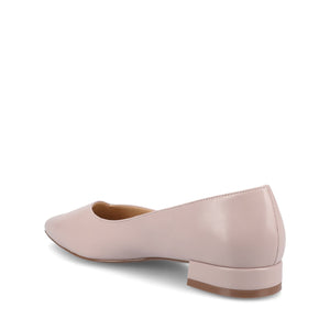CARMIN SLIP ON DRESS FLATS IN WIDE - Lilac PU