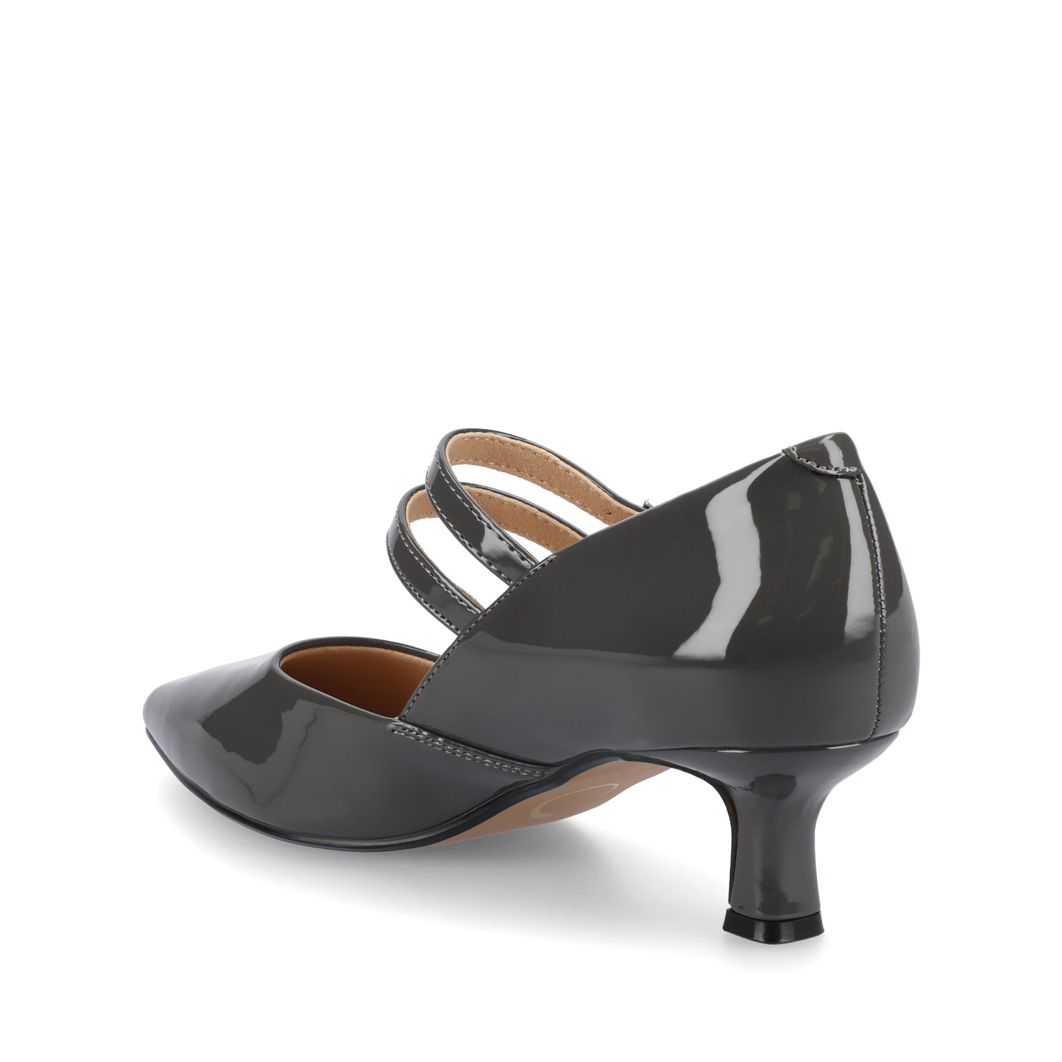 CARNATION MARY JANE PUMPS IN WIDE - Charcoal
