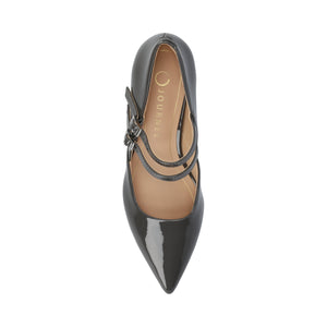 CARNATION MARY JANE PUMPS IN WIDE - Charcoal