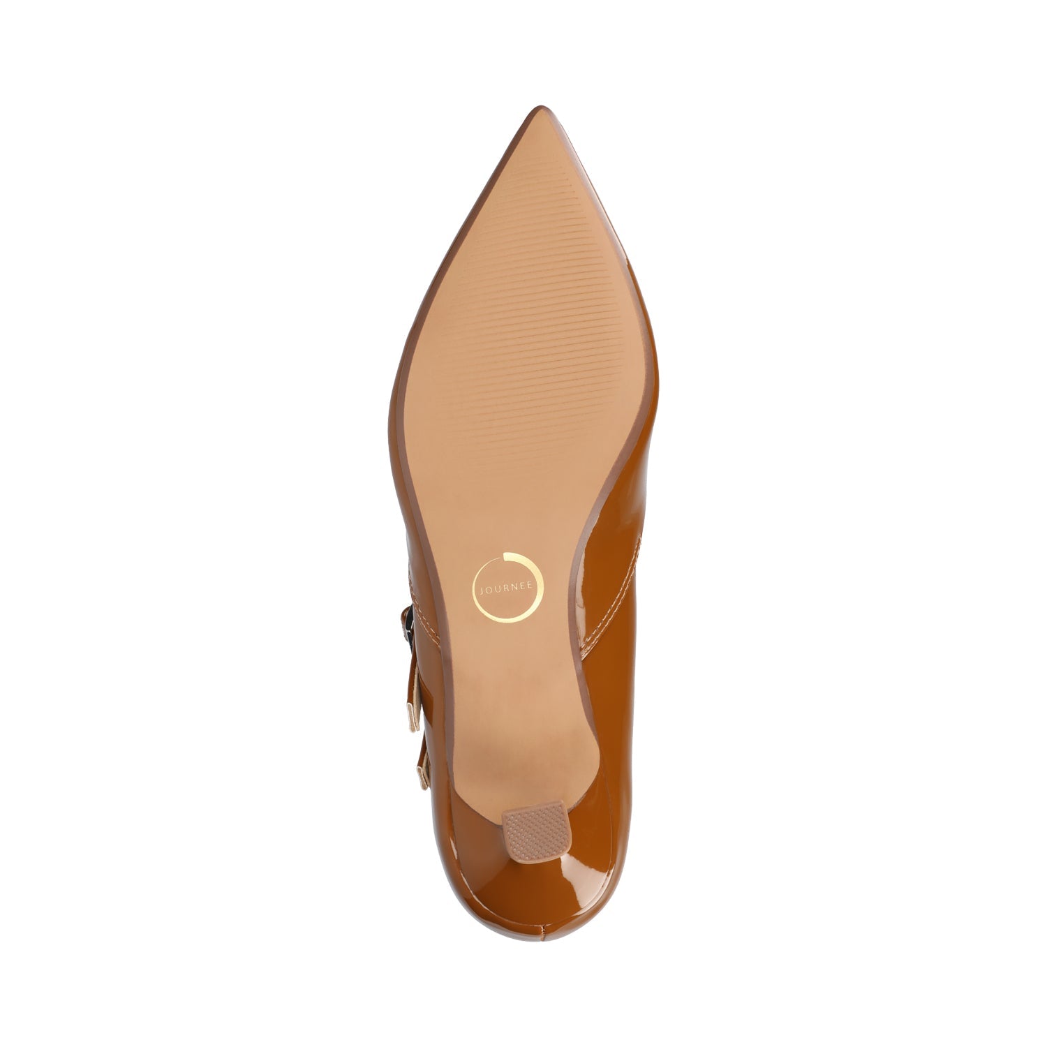 CARNATION MARY JANE PUMPS IN WIDE - Cognac