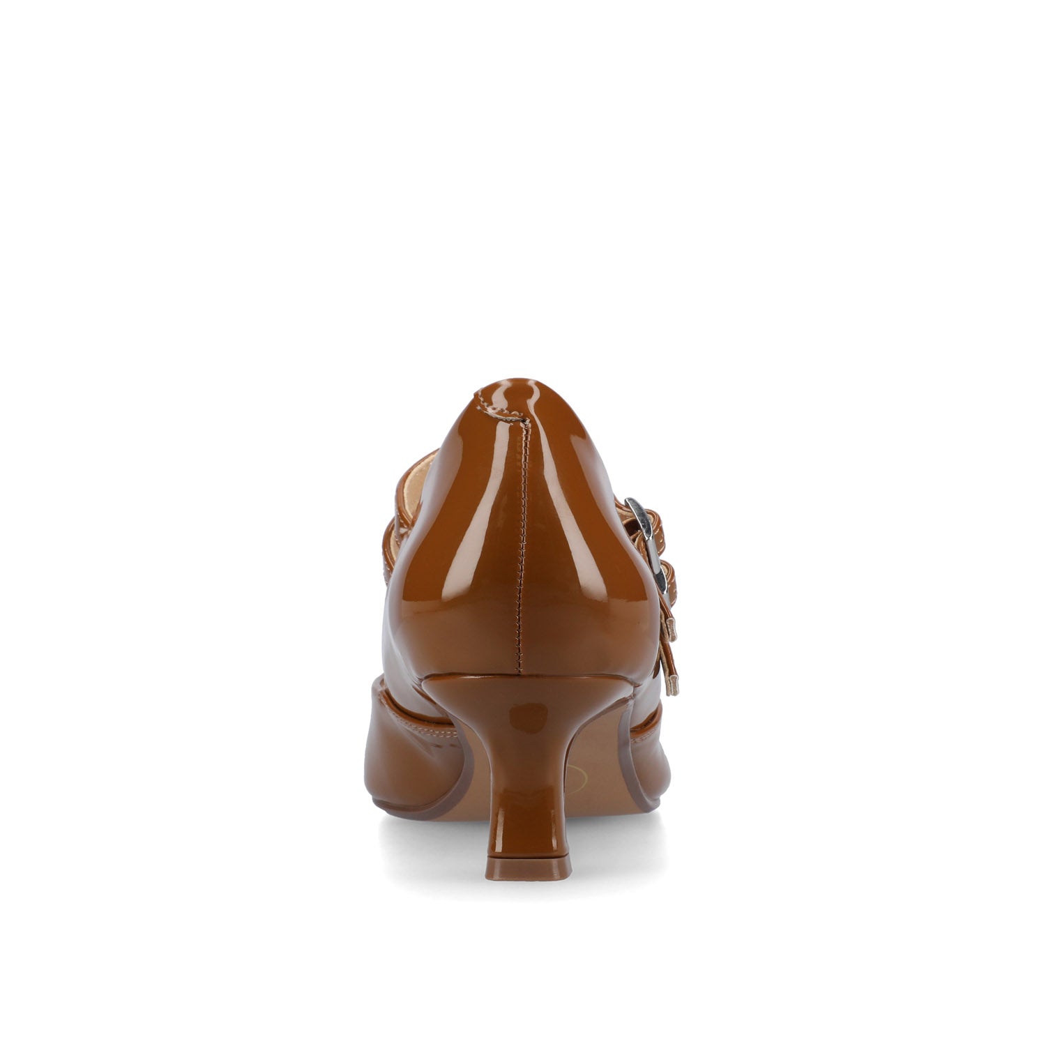CARNATION MARY JANE PUMPS IN WIDE - Cognac
