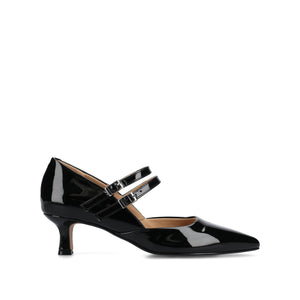 CARNATION MARY JANE PUMPS IN WIDE - Patent Black