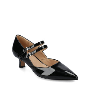 CARNATION MARY JANE PUMPS IN WIDE - Patent Black