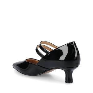 CARNATION MARY JANE PUMPS - Patent Black