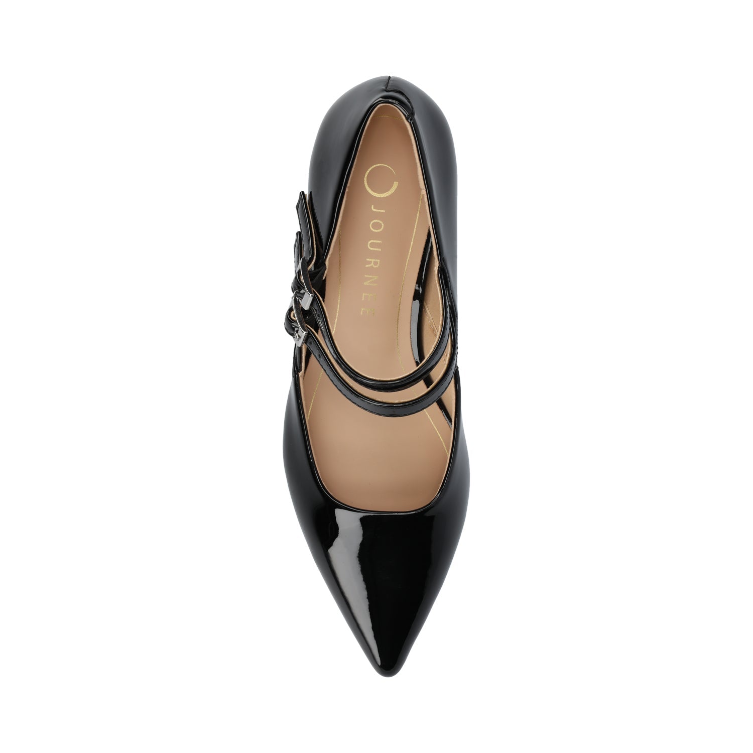 CARNATION MARY JANE PUMPS IN WIDE - Patent Black