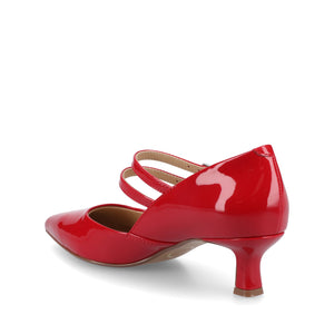 CARNATION MARY JANE PUMPS - Red