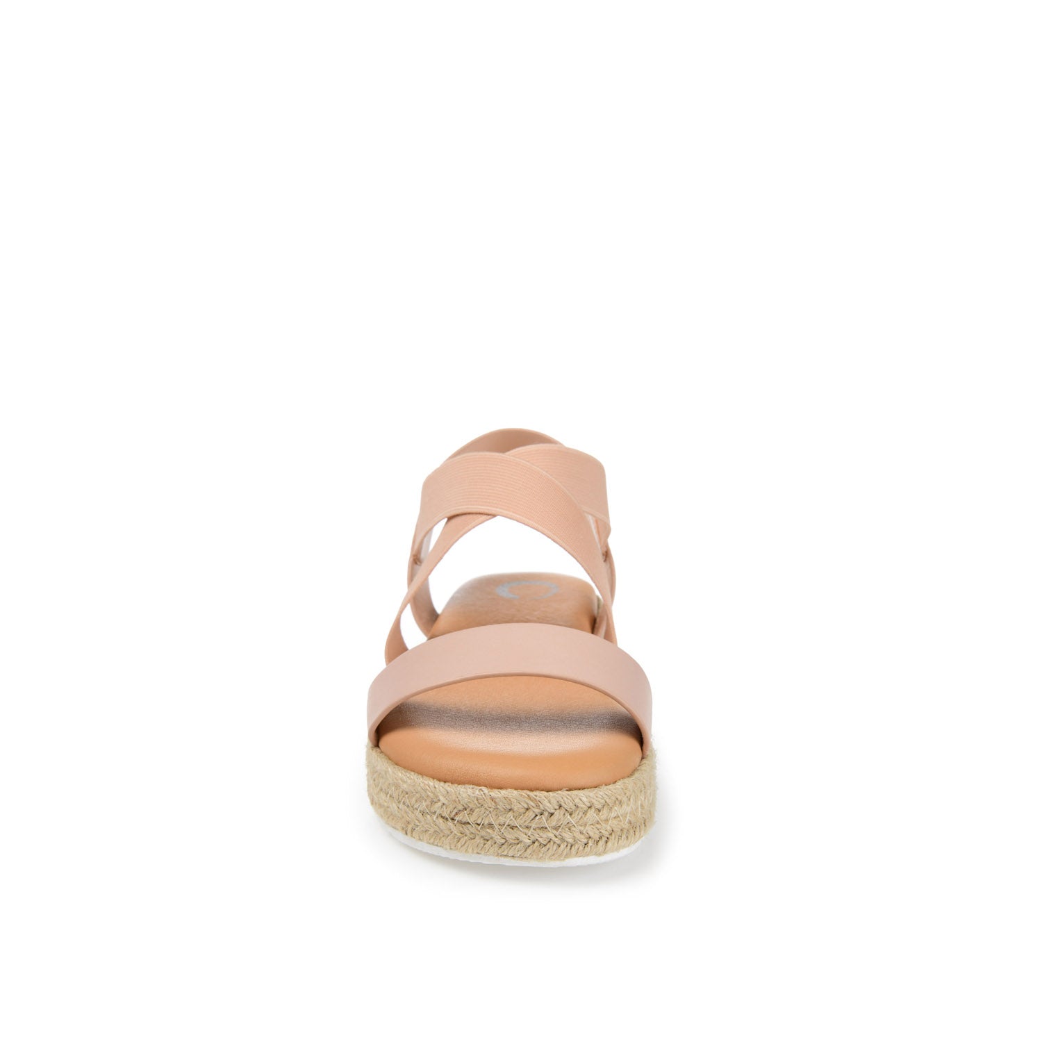 CAROLINE ESPADRILLE PLATFORM SANDALS - Blush