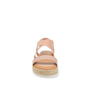 CAROLINE ESPADRILLE PLATFORM SANDALS - Blush