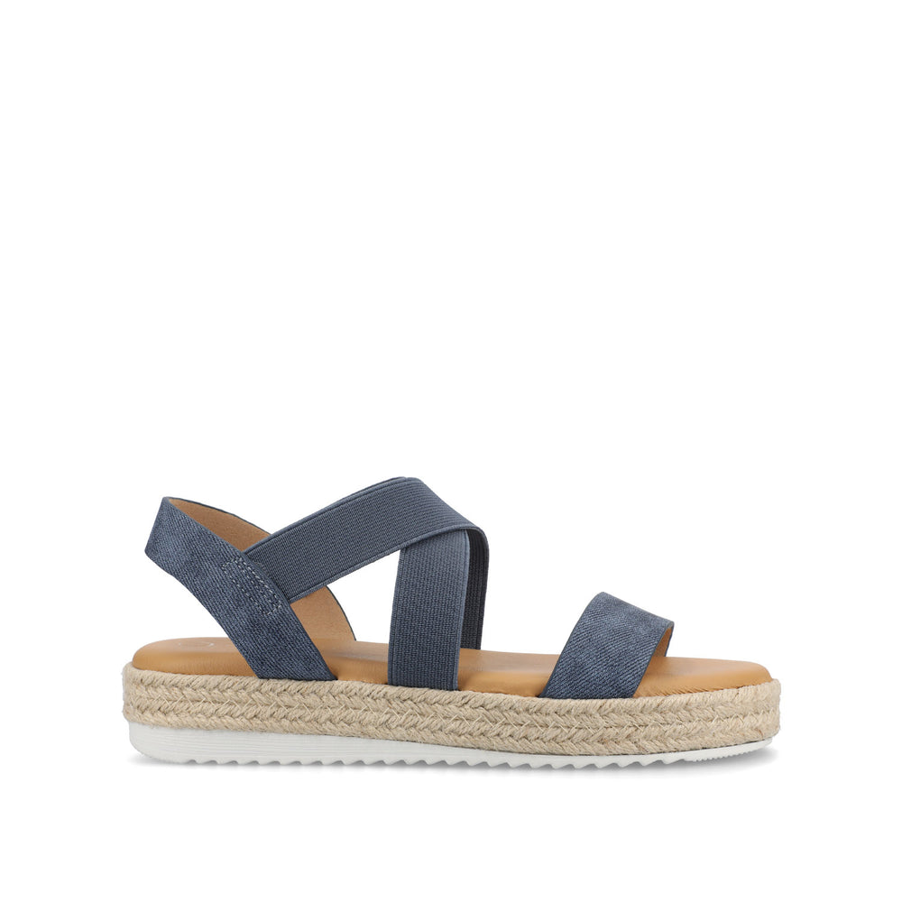 CAROLINE ESPADRILLE PLATFORM SANDALS