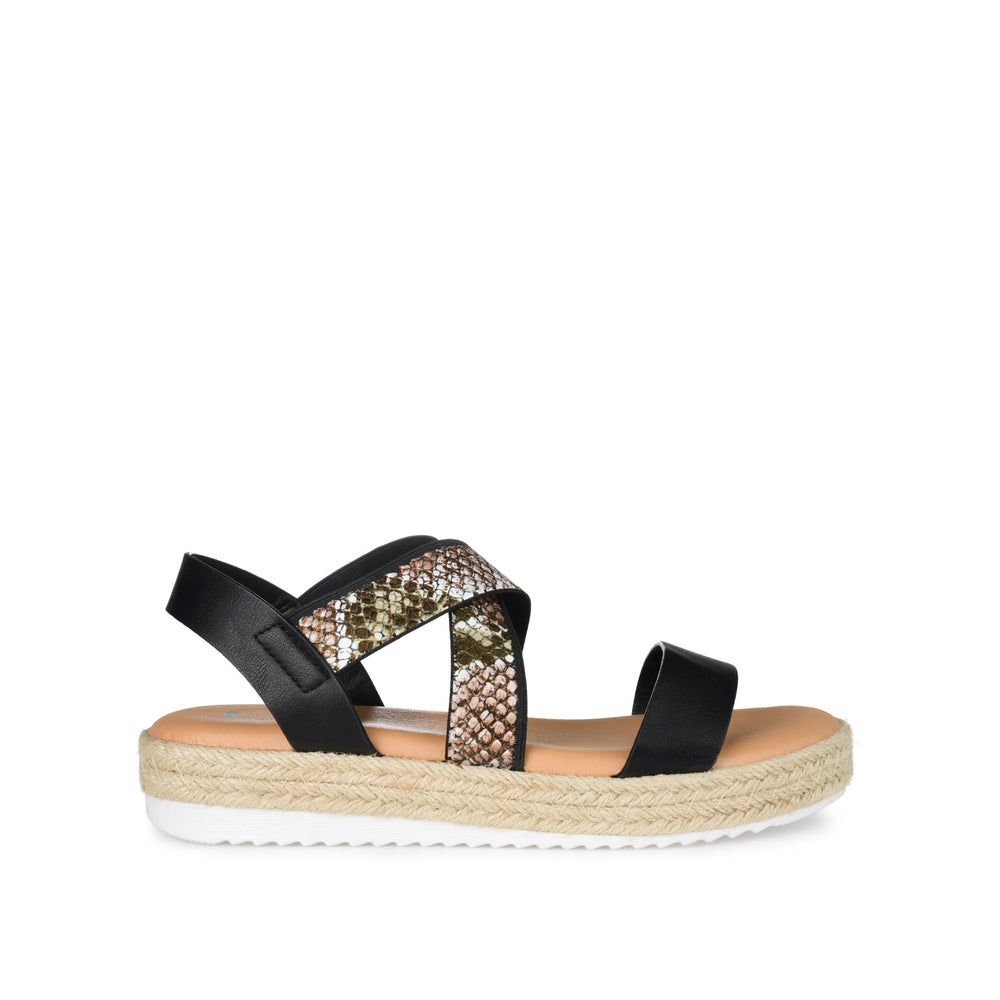 CAROLINE ESPADRILLE PLATFORM SANDALS