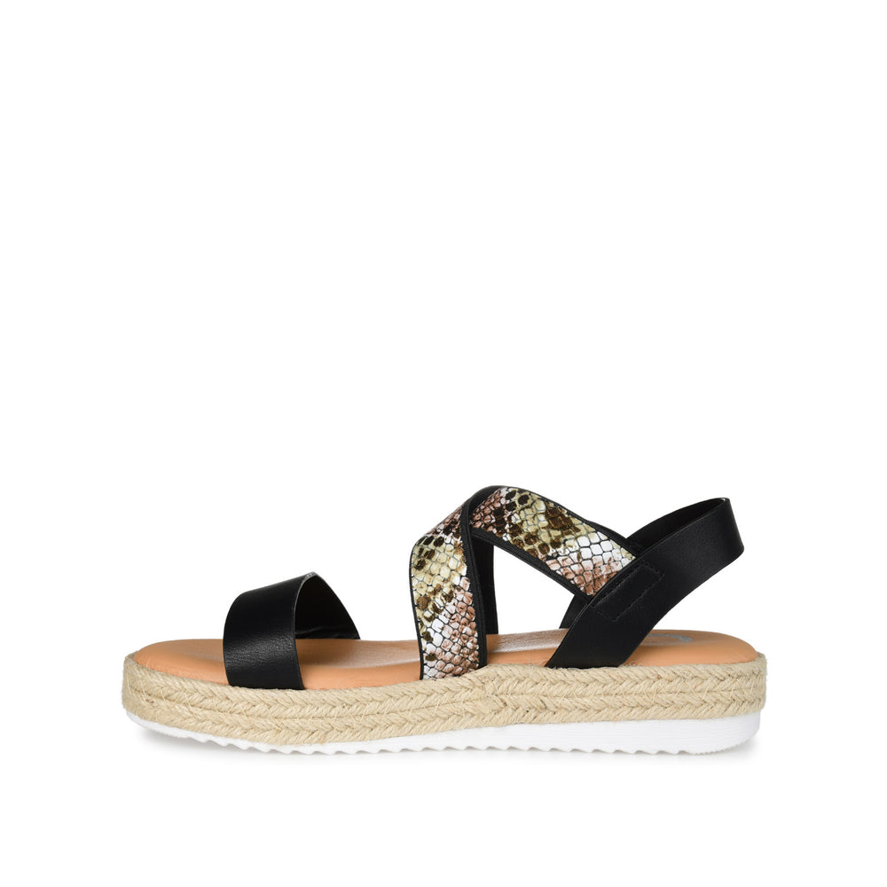 CAROLINE ESPADRILLE PLATFORM SANDALS