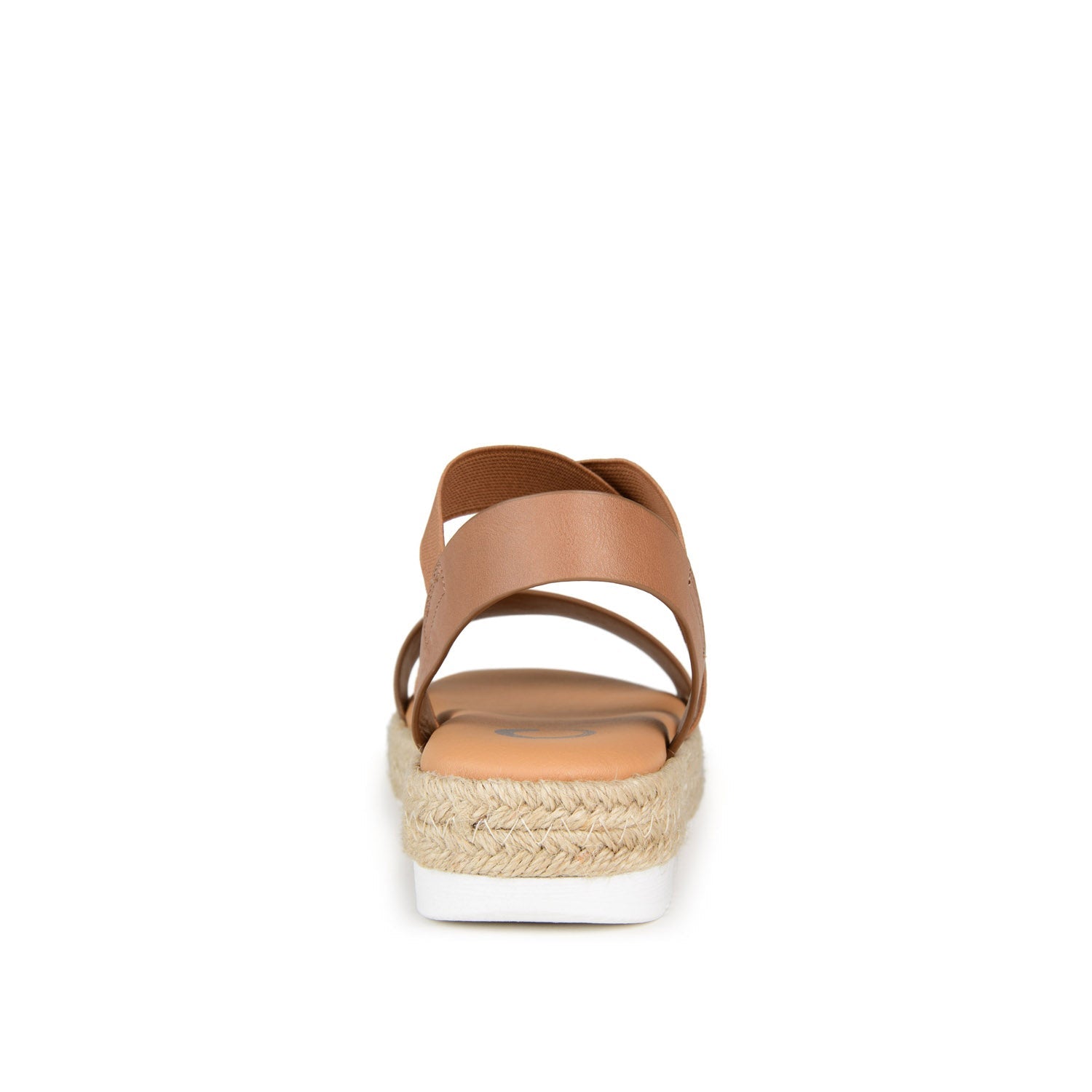 CAROLINE ESPADRILLE PLATFORM SANDALS - Tan