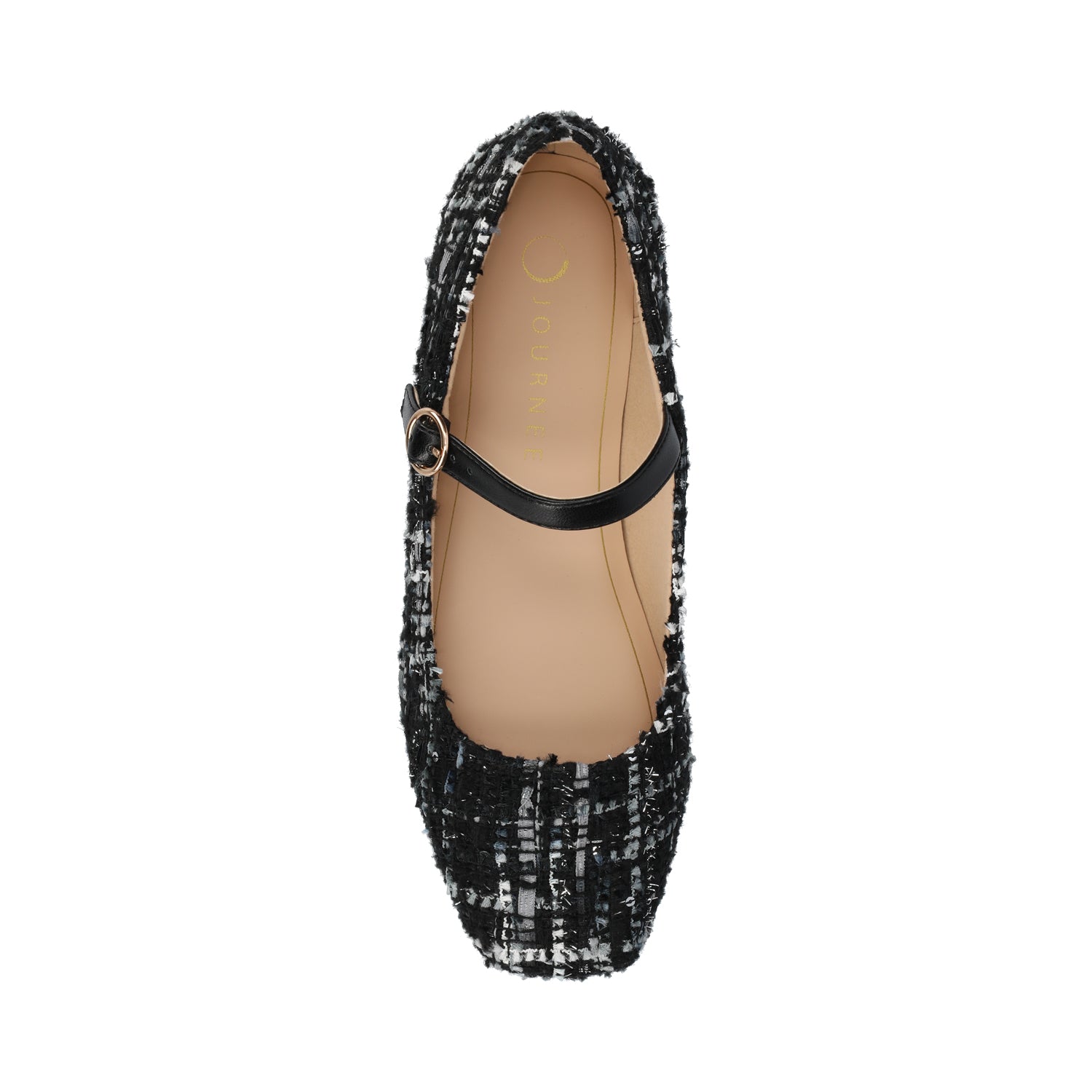 CARRIE DRESS FLATS - Black Tweed