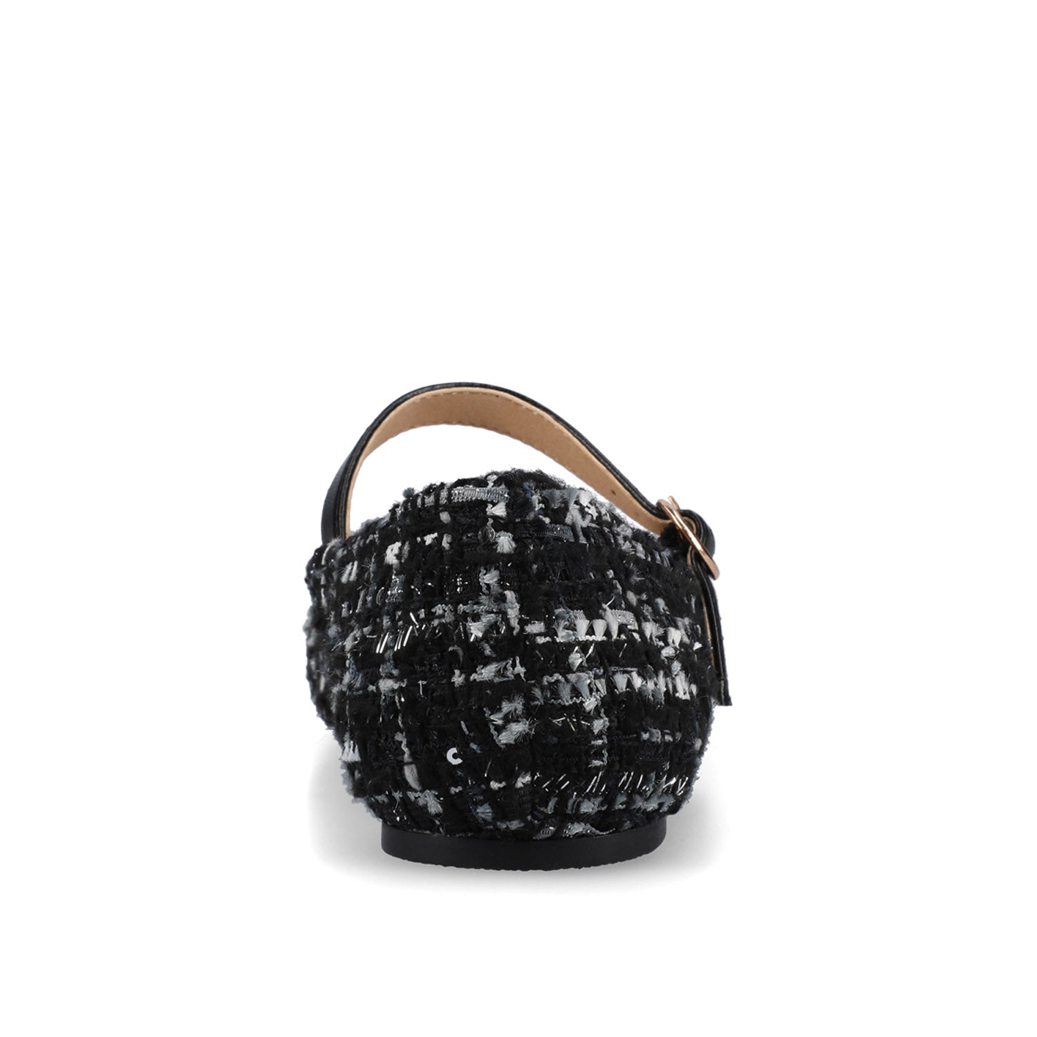 CARRIE DRESS FLATS - Black Tweed