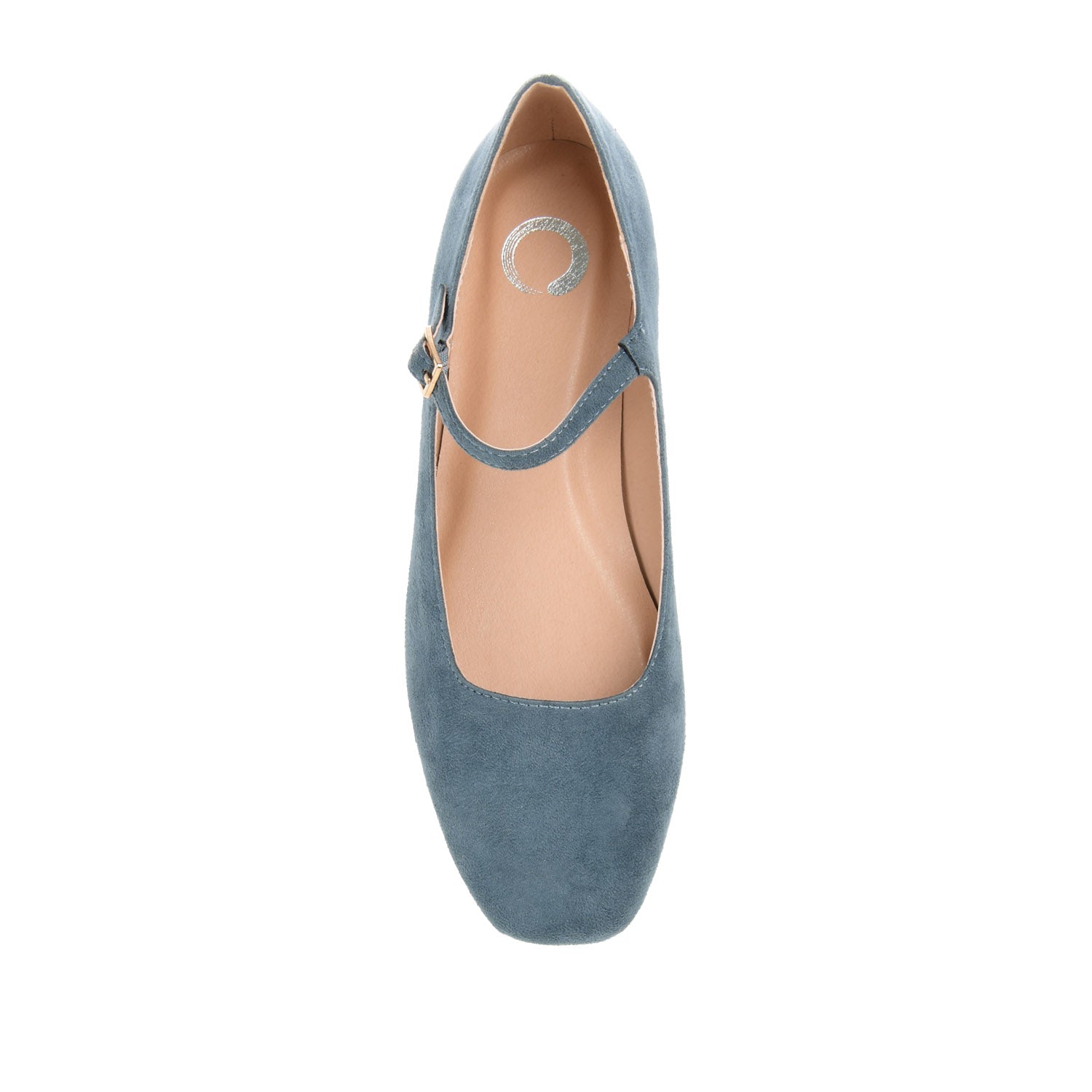CARRIE FAUX SUEDE BALLET FLATS - Blue