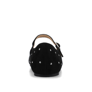 CARRIE DRESS FLATS - Black Stud