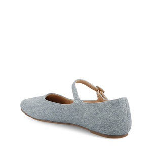 CARRIE DRESS FLATS - Denim