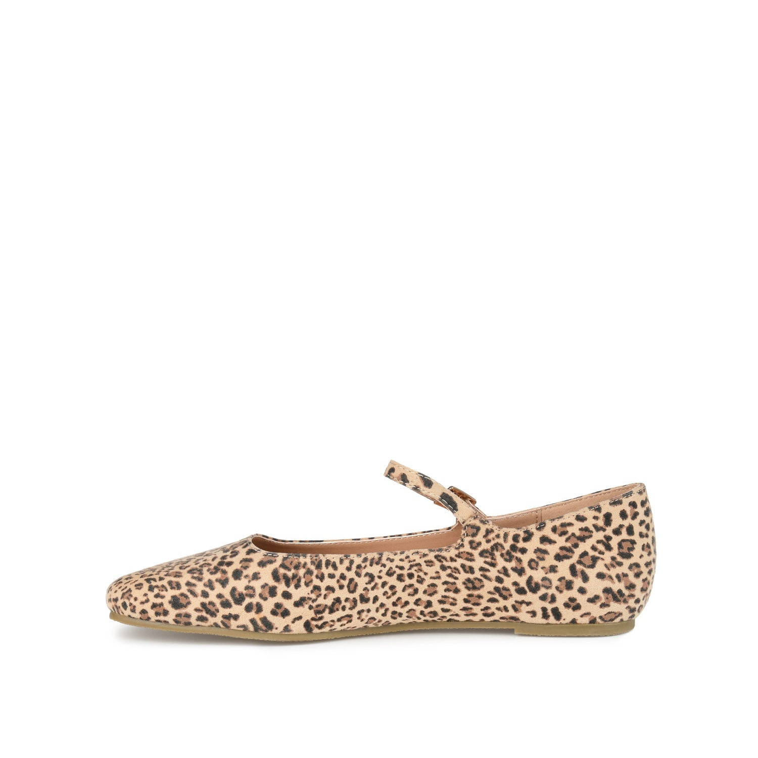 CARRIE FAUX SUEDE BALLET FLATS IN WIDE - Leopard Faux Suede 2