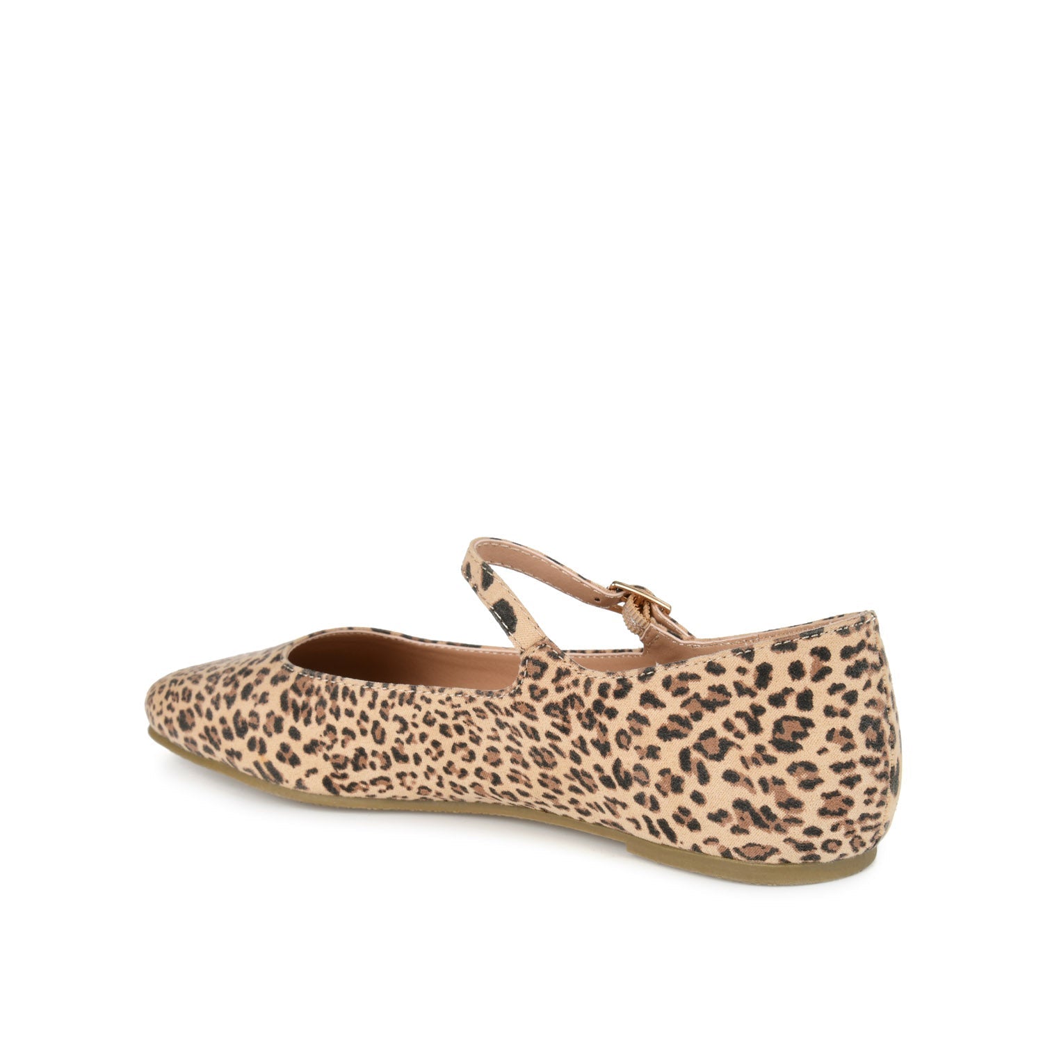 CARRIE FAUX SUEDE BALLET FLATS IN WIDE - Leopard Faux Suede 2