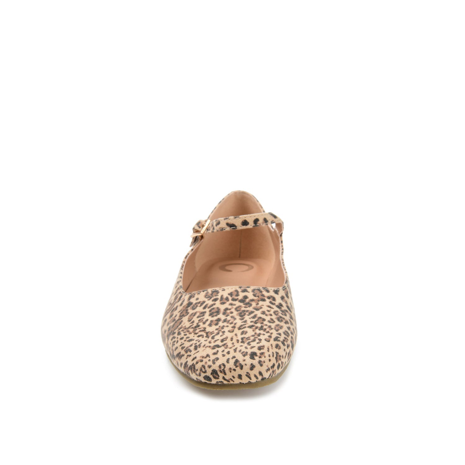 CARRIE FAUX SUEDE BALLET FLATS IN WIDE - Leopard Faux Suede 2