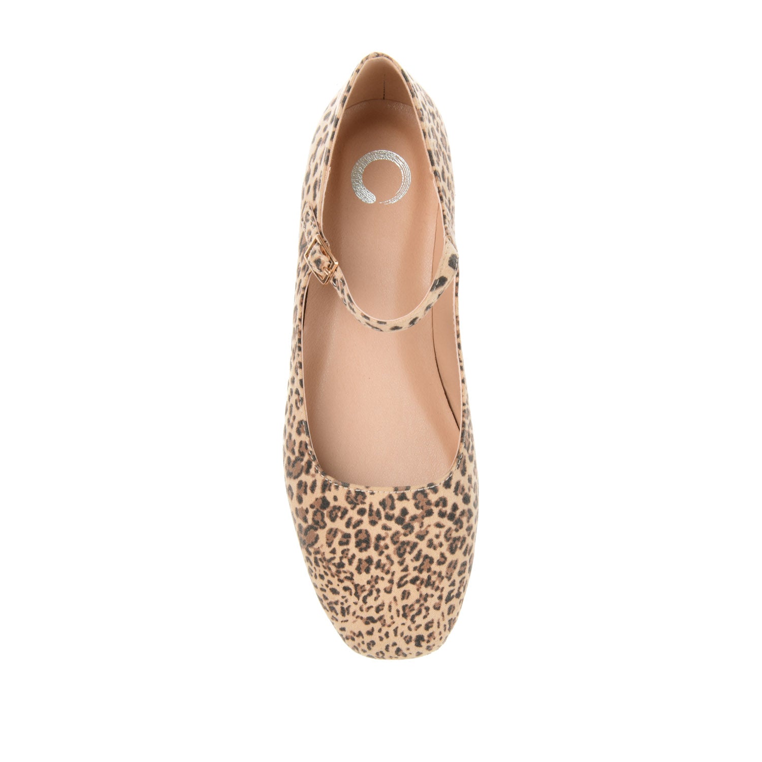 CARRIE FAUX SUEDE BALLET FLATS - Leopard