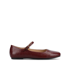 CARRIE DRESS FLATS - Oxblood