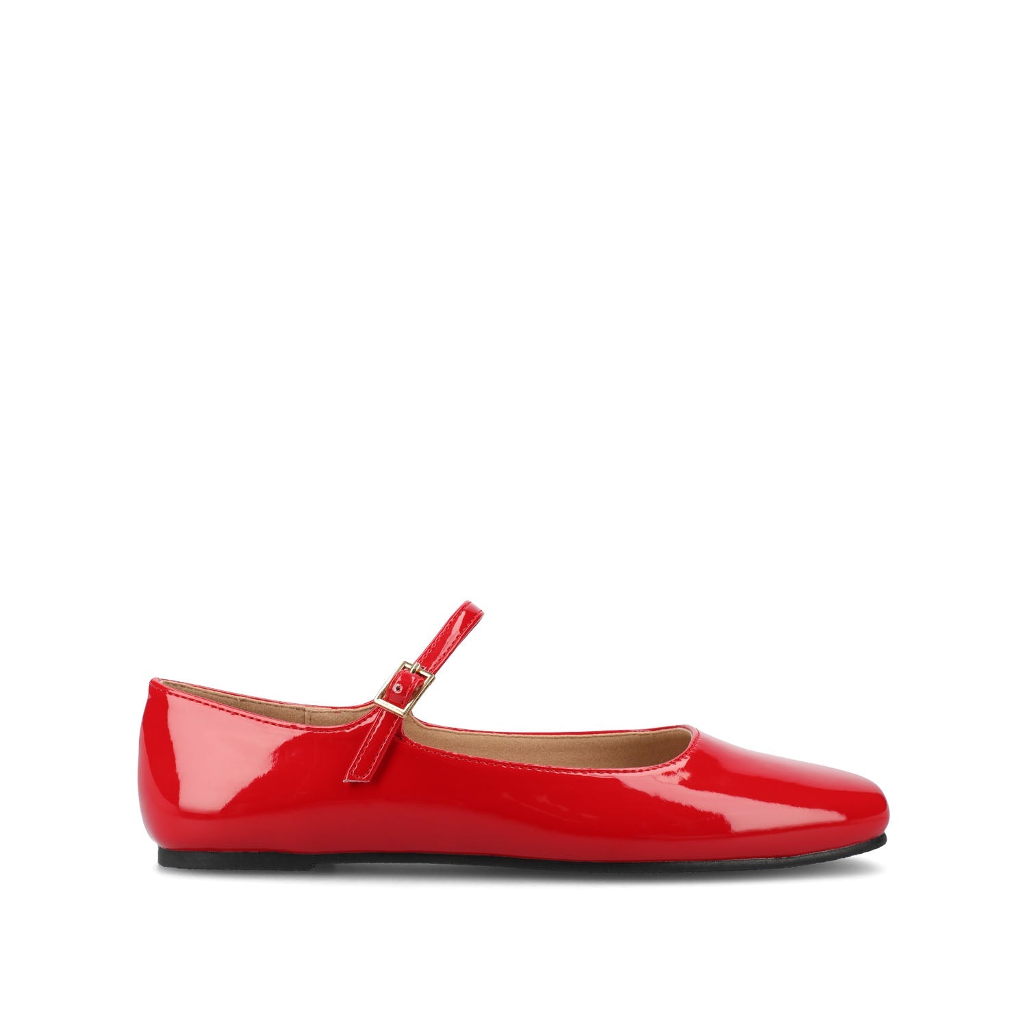 (取寄) ジュルネ コレクション レディース キャリー フラッツ Journee Collection women Carrie Flat Patent/Red CARRIE BALLET FLATS IN PATENT - Red Patent