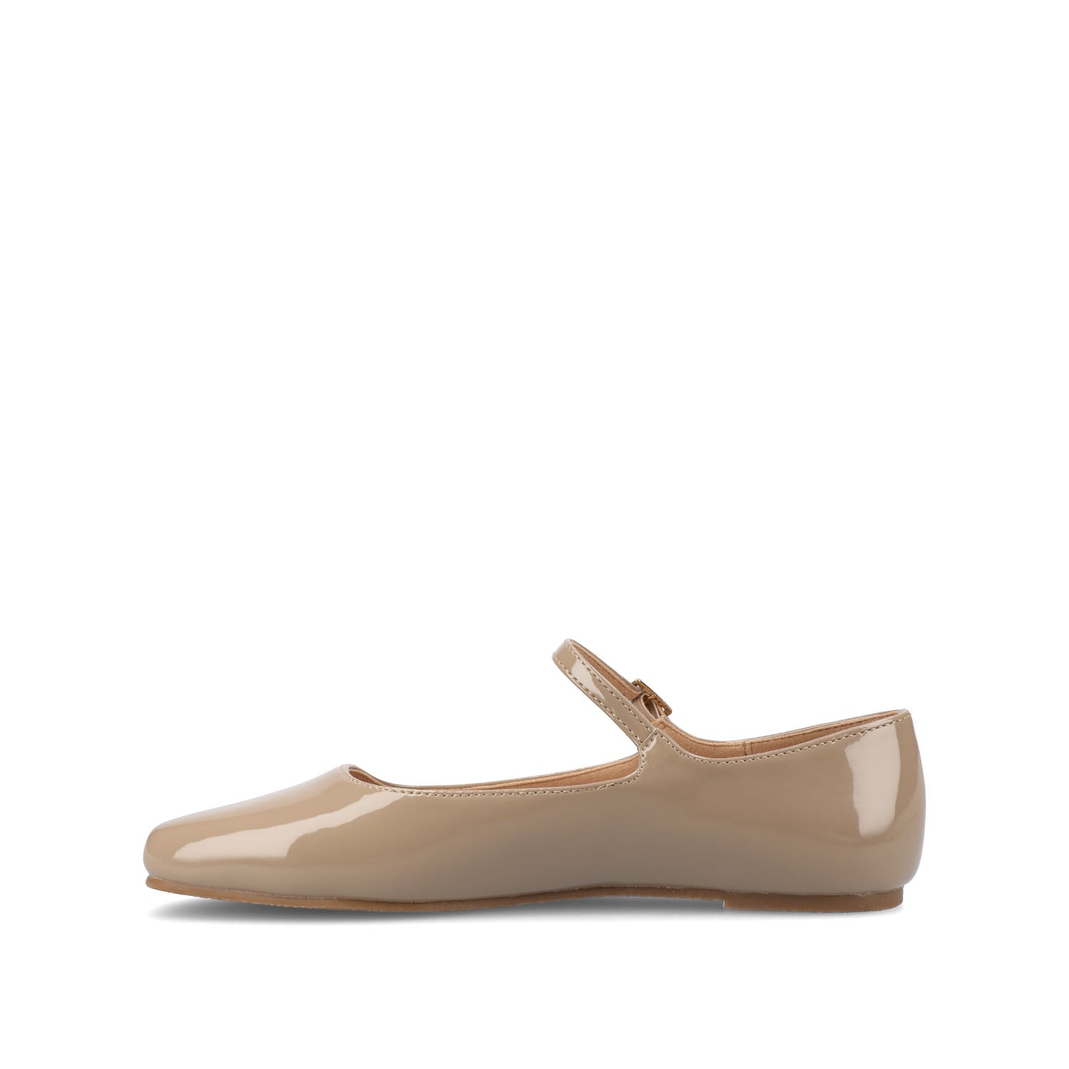 CARRIE BALLET FLATS IN PATENT - Nude Patent