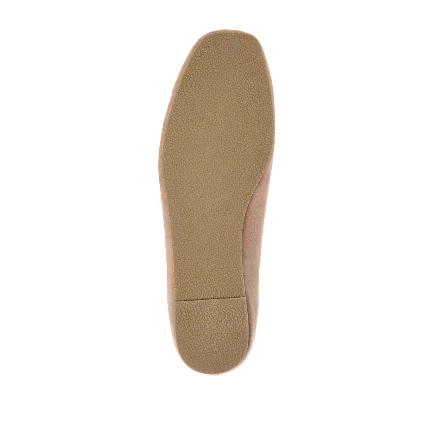 CARRIE FAUX SUEDE BALLET FLATS - Taupe