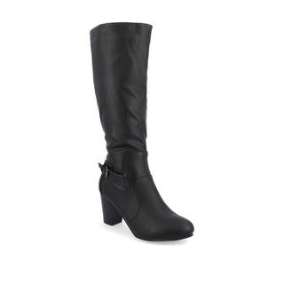 CARVER KNEE-HIGH BOOTS IN WIDE CALF