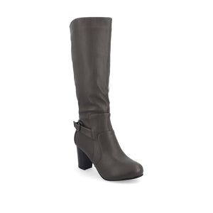 CARVER KNEE-HIGH BOOTS IN WIDE CALF - Grey