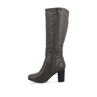 CARVER KNEE-HIGH BOOTS IN FAUX LEATHER