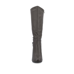 CARVER KNEE-HIGH BOOTS IN WIDE CALF - Grey