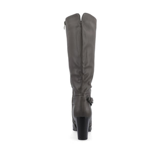 CARVER KNEE-HIGH BOOTS IN FAUX LEATHER