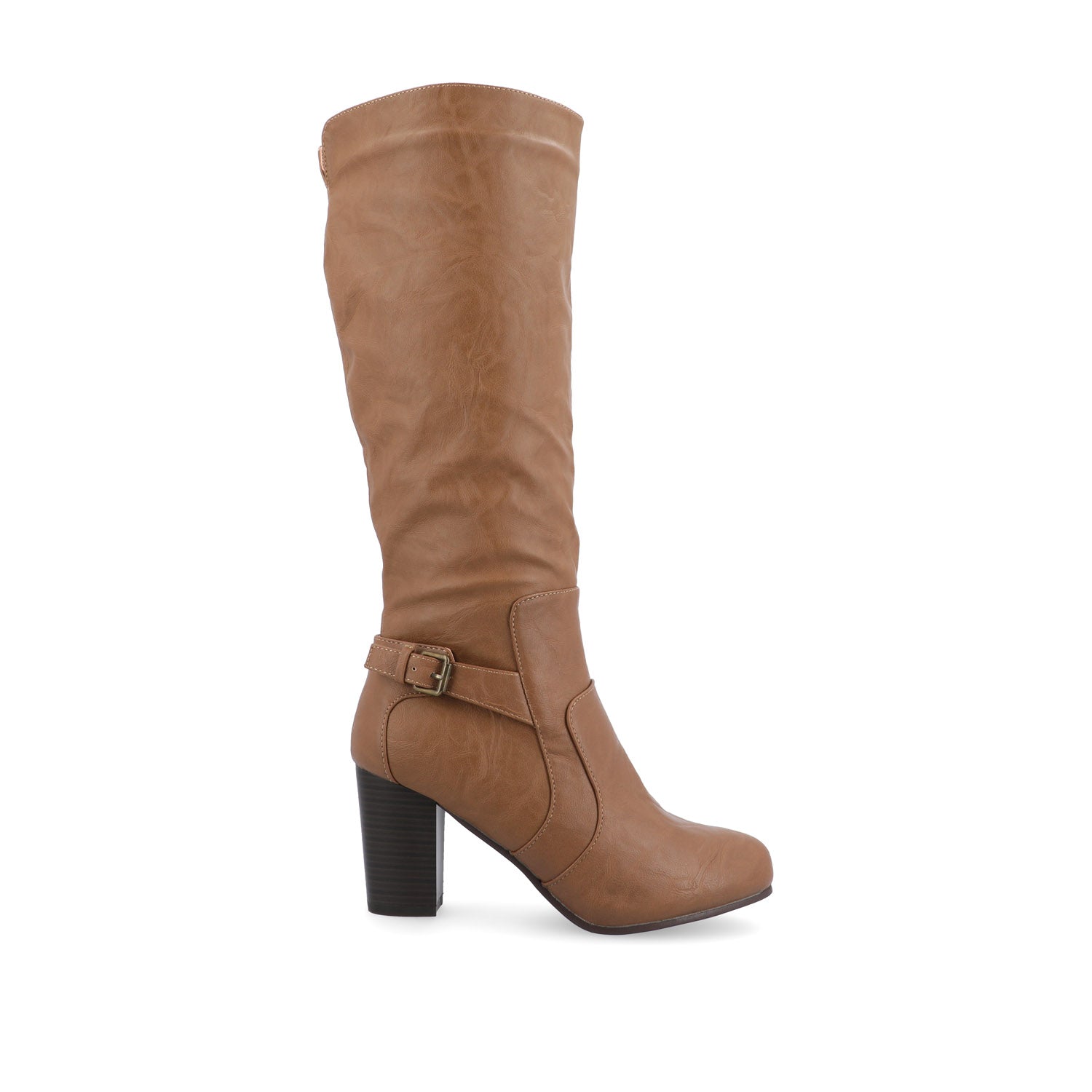 CARVER KNEE-HIGH BOOTS IN FAUX LEATHER