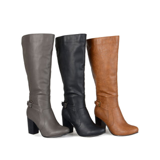 CARVER KNEE-HIGH BOOTS IN WIDE CALF