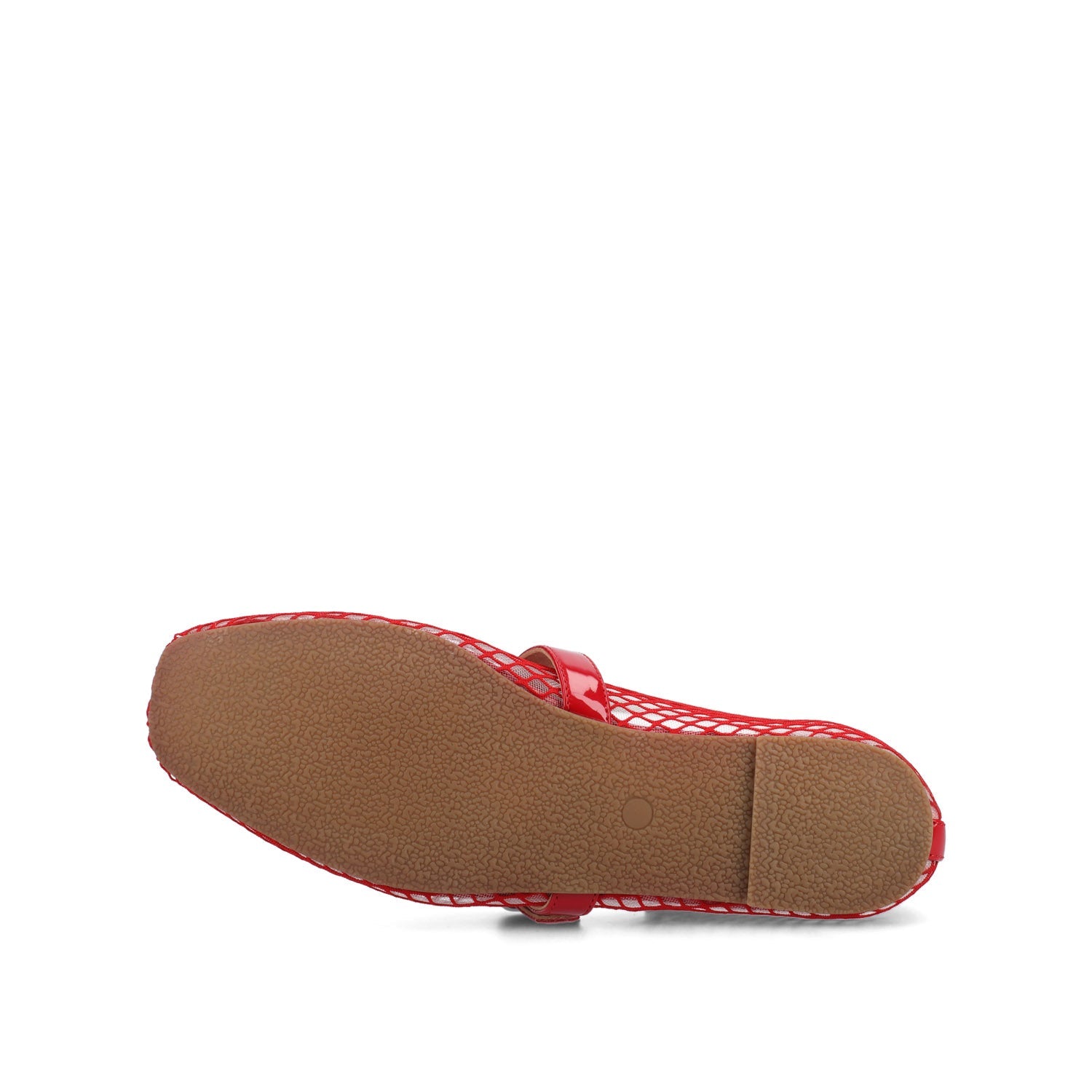 CASHA MARY JANE FLATS IN MESH - Red Mesh