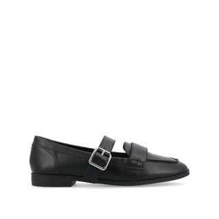 CASPIAN SQUARE TOE LOAFER IN FAUX LEATHER