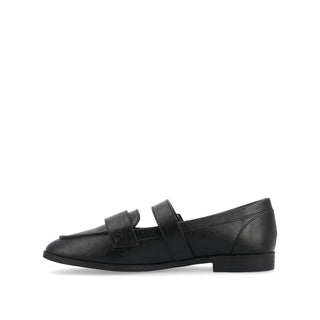 CASPIAN SQUARE TOE LOAFER IN FAUX LEATHER