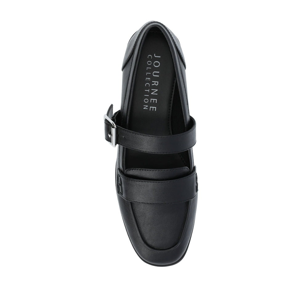 CASPIAN SQUARE TOE LOAFER IN FAUX LEATHER