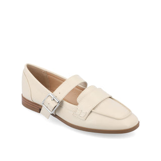 CASPIAN SQUARE TOE LOAFER IN FAUX LEATHER