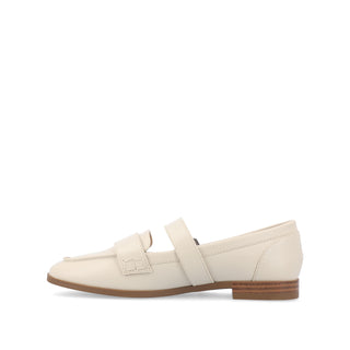 CASPIAN SQUARE TOE LOAFER IN FAUX LEATHER