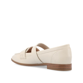 CASPIAN SQUARE TOE LOAFER IN FAUX LEATHER