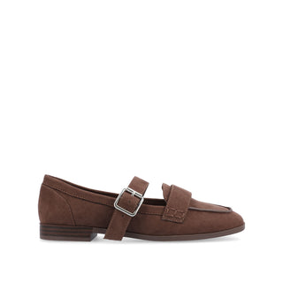 CASPIAN SQUARE TOE LOAFER IN FAUX LEATHER