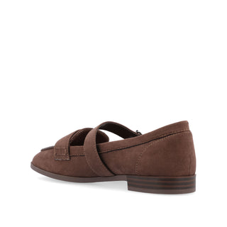 CASPIAN SQUARE TOE LOAFER IN FAUX LEATHER