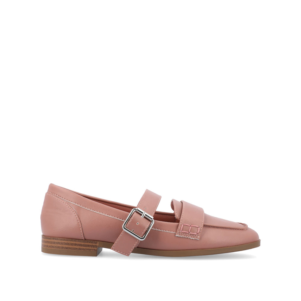 CASPIAN SQUARE TOE LOAFER IN FAUX LEATHER