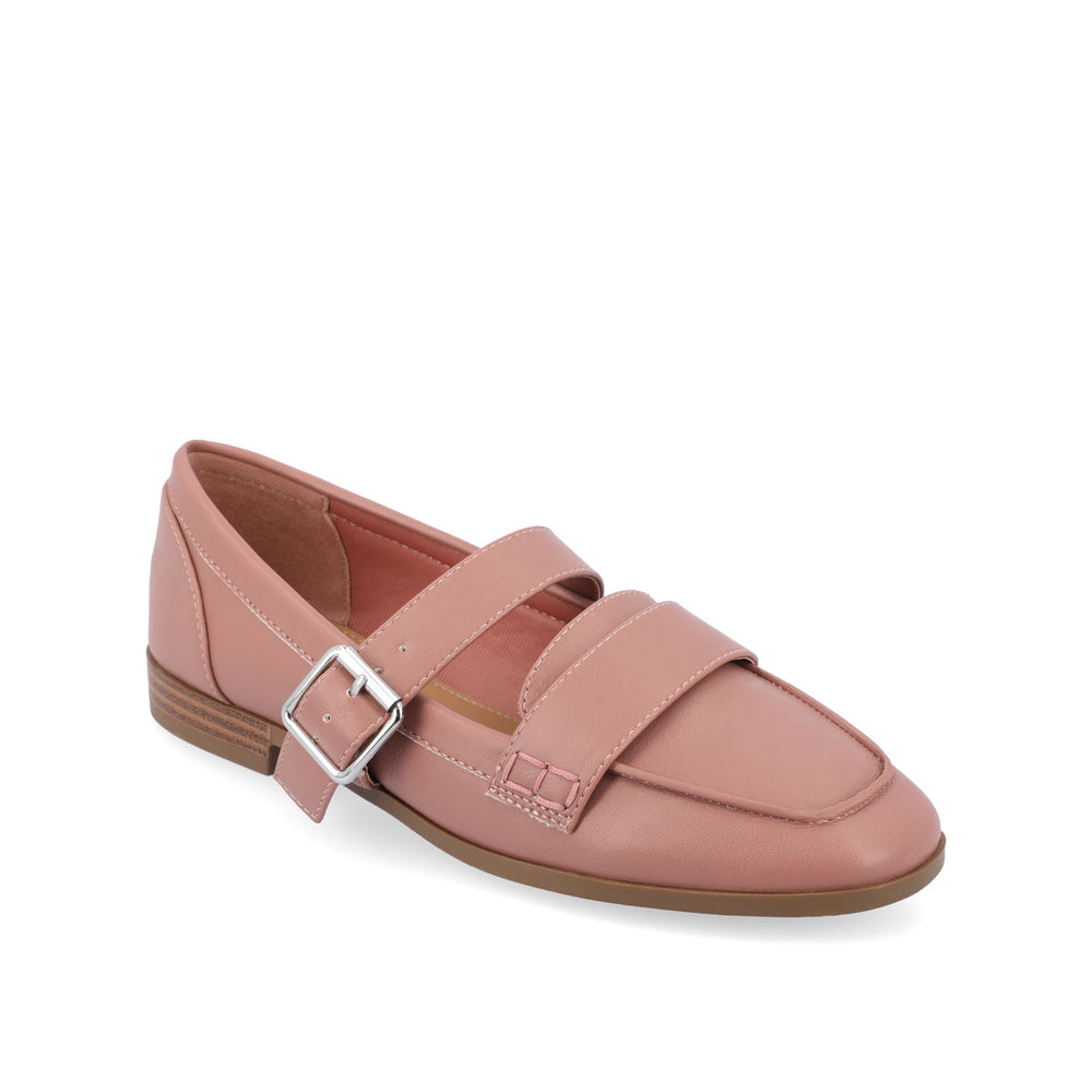 CASPIAN SQUARE TOE LOAFER IN FAUX LEATHER