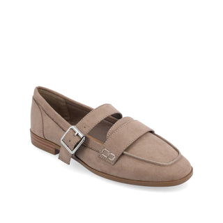 CASPIAN SQUARE TOE LOAFER IN FAUX LEATHER