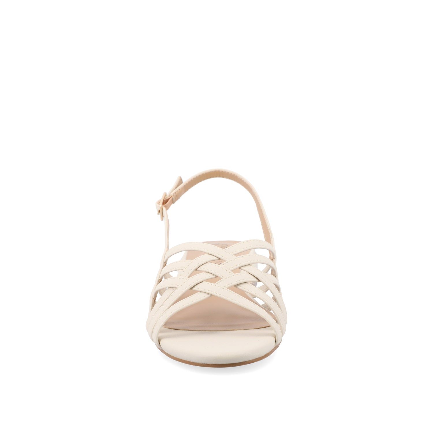 CASSANDRA STRAPPY SANDALS - Bone PU